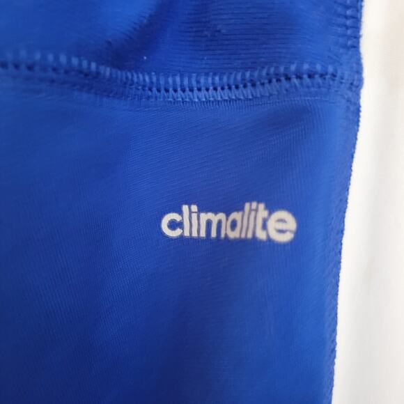 Adidas Climaite Jogger Size Medium Blue with white leg stripe. - Picture 6 of 9
